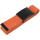 Unisex Canvas Strap Canvas Belt with Buckle (orange)