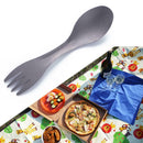 100% Pure Titanium Spork Spoon Fork Combo Cutlery Utensil Picnic Gadget