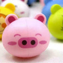 Cartoon Animal Head Toothbrush Suction Bathroom Holder Wall Stand Random Co N7P7