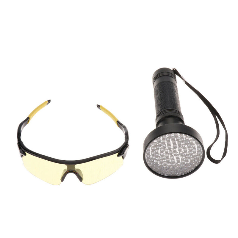 100LED UV BlackLight UV Flashlight for Pet Dog Cat Stains, Scorpions
