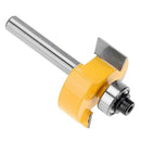 1/4" Shank T-Shape Groove Milling Cutter Router Bit Woodworking Edge Cutter