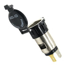 Metal Cigarette Lighter Socket 12V Power Outlet for Car Boat Motorcycle ATV