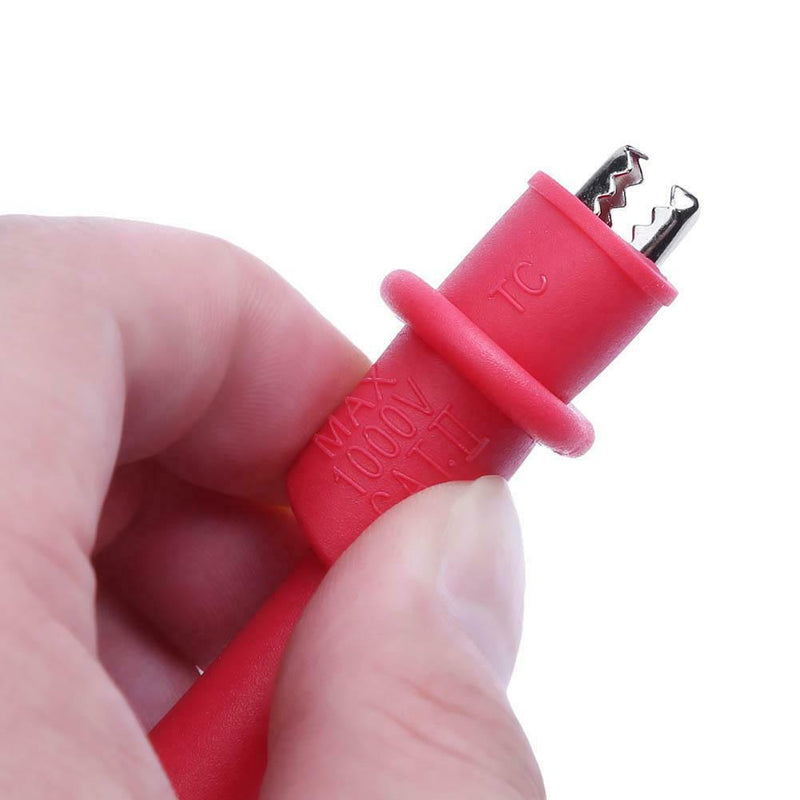 1 Pairs Alligator Crocodile Test Clips Clamps for Multimeter Tester Probe