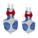 2 Pieces Fabric Cloth Bird FlightSuit, Comfortable Diaper Nappy Adjustable Pet