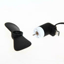 Portable 2 in 1 Cell Phone Mini Electric Fan Cooling Cooler 5Pcs