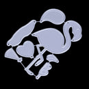 Delicate Flamingos Framed Cutting Dies For DIY Scrapbooking Paper Cards Craft JR