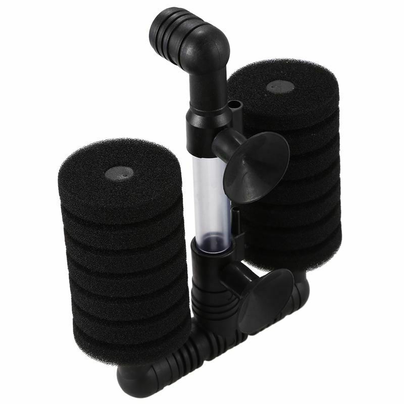 Aquarium Fish Biochemical Sponge Filter Bio Air Pump Practical Useful Tank  A3H7