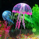 1XArtificial Fluorescence Simulation Jellyfish Aquarium Fish Decor Ornament L5G7