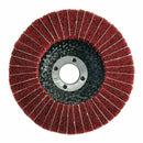 4inch 100mm Diameter Grit Nylon Fiber Flap Polishing Grind Wheel Disc Red Q6Z9