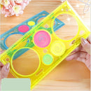 Plastic Spirograph Geometric Ruler Stencil Spiral Students Drawing Toys Gift 1x