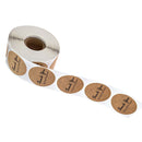 500x Paper Labels Thank You For Your Business Stickers