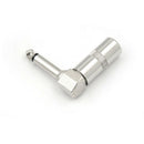 2pcs 1/4" 6.35mm 90 Degree Angle Male Mono Phone Plug Guitar Audio Connector Hn