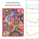 DIY Colorful Special Shaped Diamond Painting 100 Pages Notebook Sketchbook