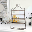 Stud Earrings Display Rack Jewelry Holder Stand Bracelet Organizer Showcase