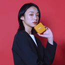 Mini Lipstick Bag PU Portable Travel Cosmetic Makeup Case Pouch (Orange) A