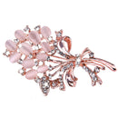 Bouquet Diamond Corsage Alloy Brooch Metal Brooch Exquisite Accessory A
