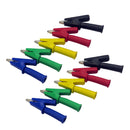 10x 52mm Alligator Clips Handle Test Probe, 1000V 20A Fits 4mm Banana Jack