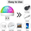 3x USB Mini Disco Lights USB Port Power Atmosphere Light for Party Family