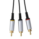 1.8 Meters 3 RCA Port Splitter A/V Adapter Cable for PSP1000/2000/3000