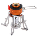 3000W Portable Outdoor Picnic Gas Burner Foldable Camping Mini Steel Stove + *SE