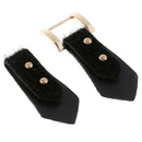 1 Pair Fashion Leather Toggle Buttons Trench Duffle Coat Jacket Fasteners