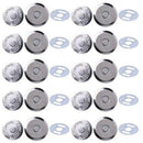 10 Sets Magnetic Snap Clasps Metal 14mm For Sewing Purse Handbag Bag Craft