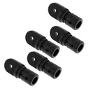 5x Nylon 7/8" Tube Eye End Cap Bimini Top Fitting/Hardware Stainless Steel