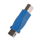 Mini Super-Speed USB 3.0 Type A Female to Type B Male Plug Connector Adapter