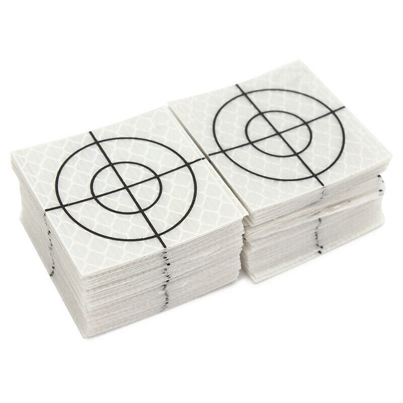 100Pcs Prism Measurement Reflector Sheet Reflective Tape Target Total Stati Z5U8