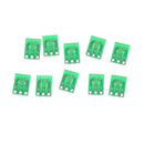 10pcs Double-Side SMD SOT23-3 to DIP SIP3 Adapter PCB Board DIY Converter  Z