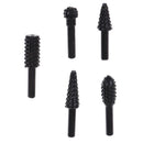 5Pcs/t Titanium 10 Step Drill Bit 1/4" to 1-3/8" Inches Tool for Plastic W Nw
