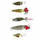 77Pcs Fishing Lures Kit Set For Bass,Trout,Salmon,Including Spoon Lures,Sof