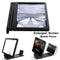 Mobile Phone Screen Magnifier Amplifier HD Expander Holder Stand for Movie A+