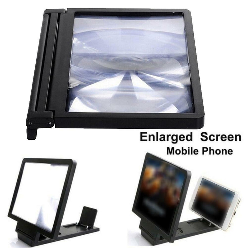 Mobile Phone Screen Magnifier Amplifier HD Expander Holder Stand for Movie A+