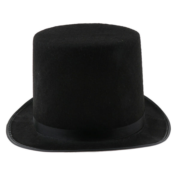 Novelty Top Hat for Adults - Magician Hat, Steampunk Fancy Dress Costume for