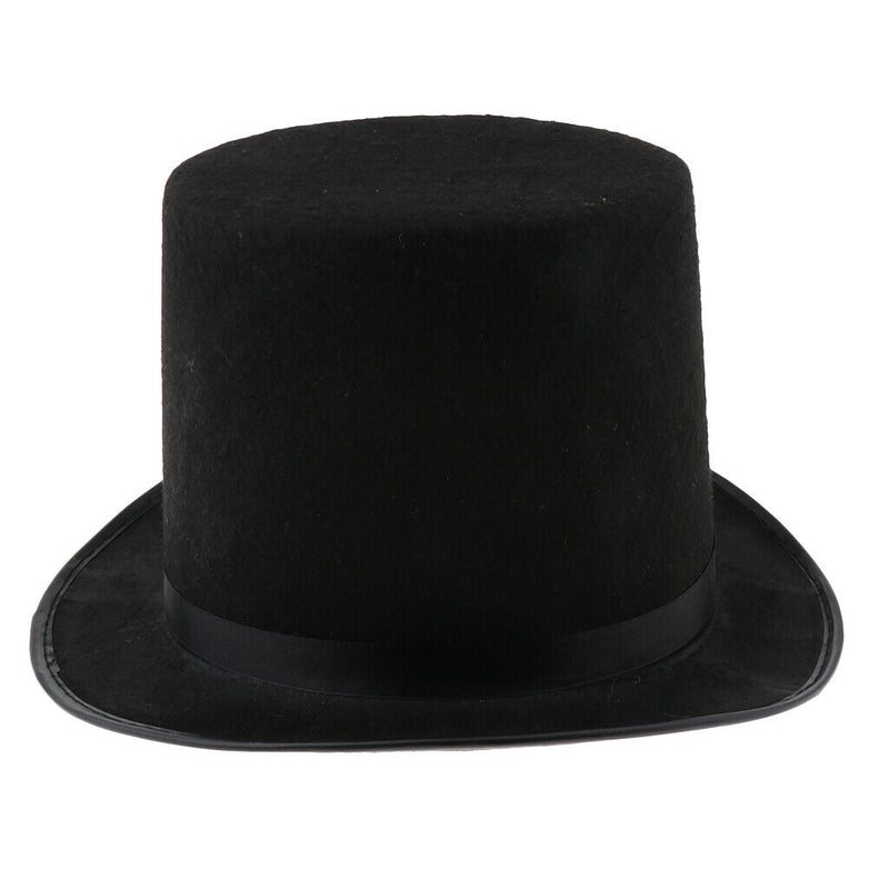 Novelty Top Hat for Adults - Magician Hat, Steampunk Fancy Dress Costume for