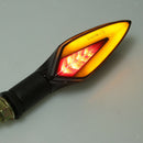 2pcs  Universal Motorcycle Amber LED Turn Signal Indicator Blinker Light Lamp