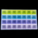 1x Weekly 28 Days Tablet Pill Box Holder Medicine Storage Organizer Case CC