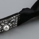 1920s Flapper Headband  Inspired Headpiece Retro Hair Accessory Black