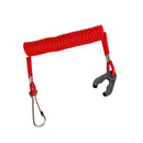 Red Safety Watercraft Boat Kill Switch Key Lanyard Rope Clip Engine Lgnition