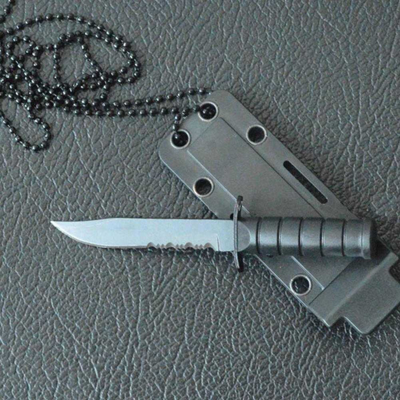 Cool Necklace Design EDC Blade Outdoor Camping Hunting Survival Tools SDLS