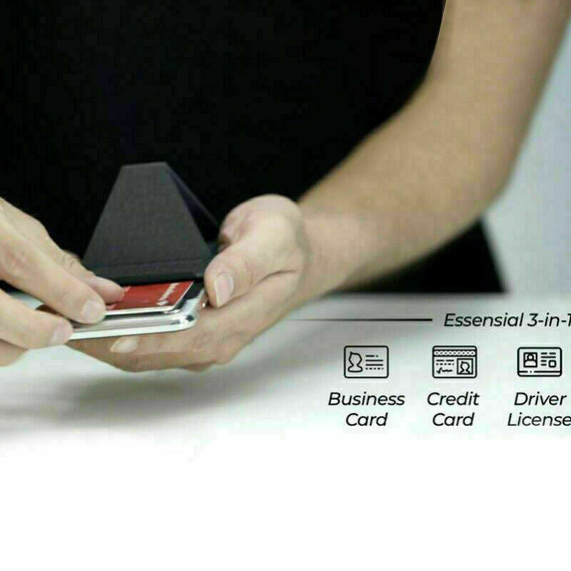 Invisible Paper-thin Magnetic Universal Micro Wallet Phone Holder Stand H7W P4P2