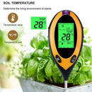 4 in 1 Soil PH Tester Moisture Sunlight Light Test Garden Meter Plant Lawns L3O9