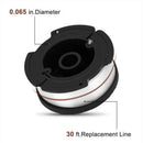 Wire Trimmer Replacement Spool, 30Ft 0.065 Inch Linear Trimmer Line Reel Fo