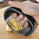 Durable New Stainless Steel Handheld Garlic Press Masher Home Kitchen Tool