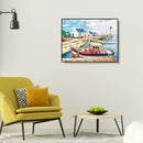 5D DIY Full Drill Diamond Painting Boat Cross Stitch Embroidery Mosaic Kit