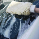Lambswool Car Cleaning Wash Glove Duster Mitt Polishing Wax Washing Brush Kit