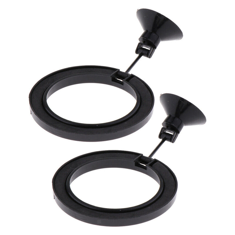 2 x Practical Floating Food Round Circle - Reduces Waste & Maintains Water