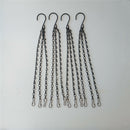 12x Garden Flower Pot Basket Replacement Hanging Chains Hanger Hooks Set