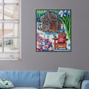 5D DIY Full Drill Diamond Painting Winter House Cross Stitch Embroidery Kit